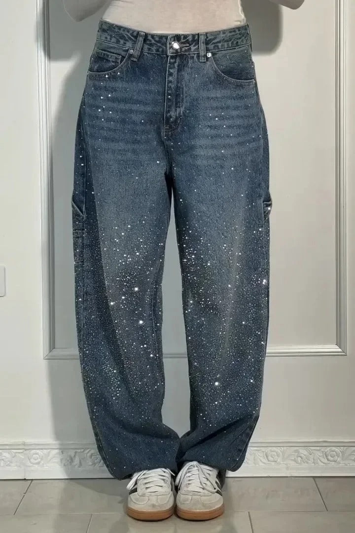 Violette™ High-Waisted Wide-Leg Pants with Buttoned Pockets