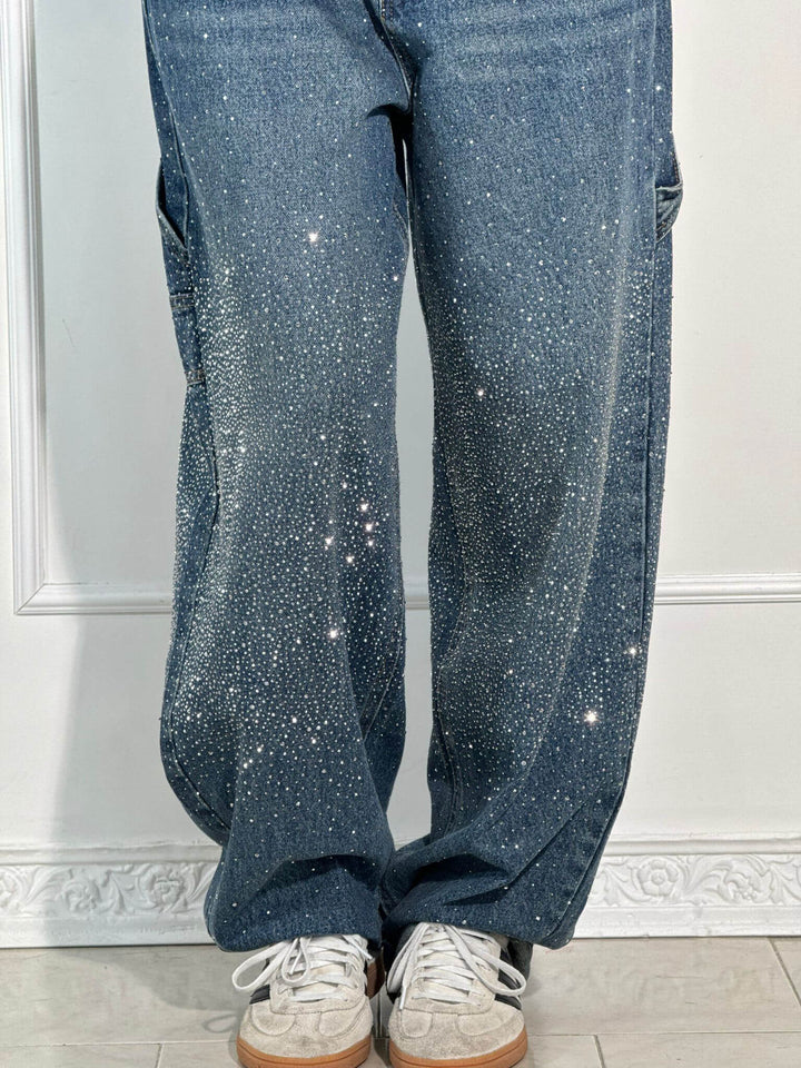 Violette™ High-Waisted Wide-Leg Pants with Buttoned Pockets