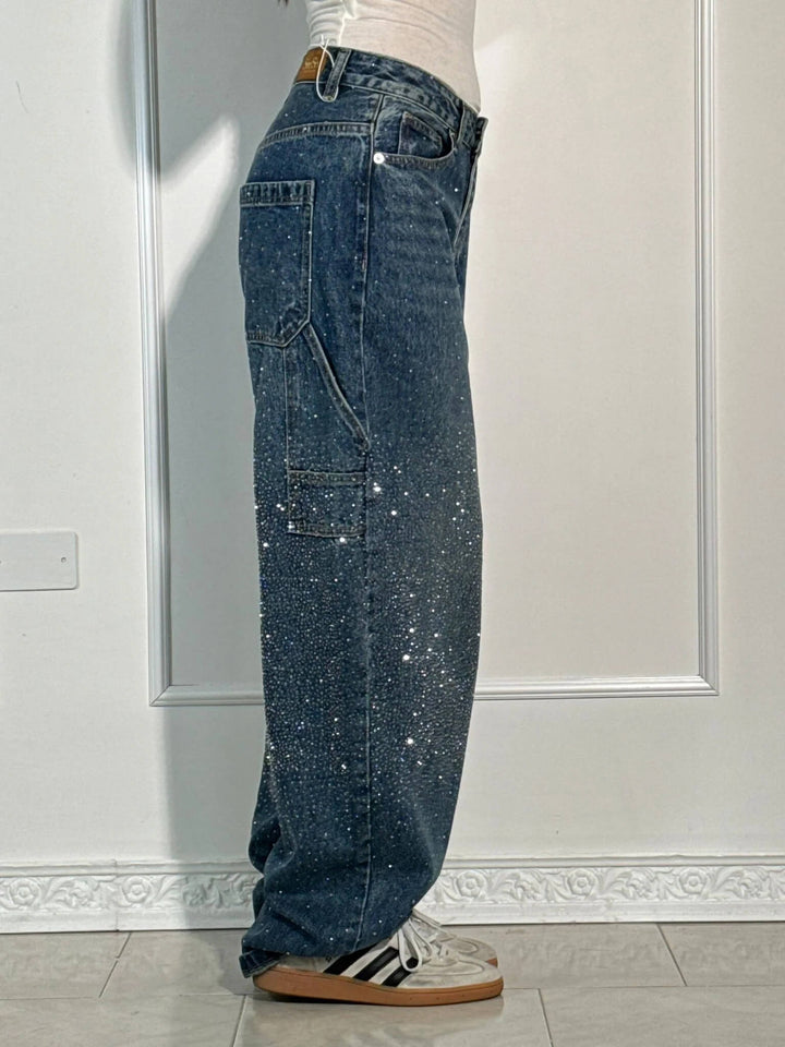 Violette™ High-Waisted Wide-Leg Pants with Buttoned Pockets