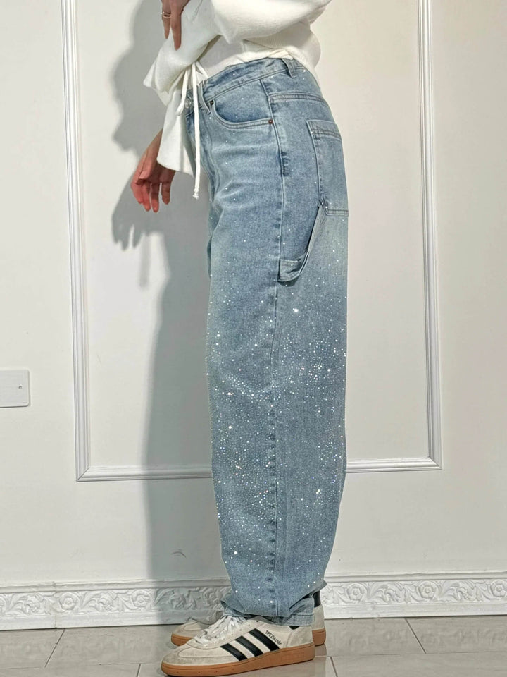 Violette™ High-Waisted Wide-Leg Pants with Buttoned Pockets