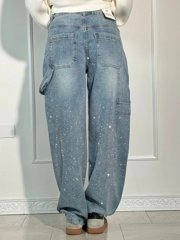 Violette™ High-Waisted Wide-Leg Pants with Buttoned Pockets