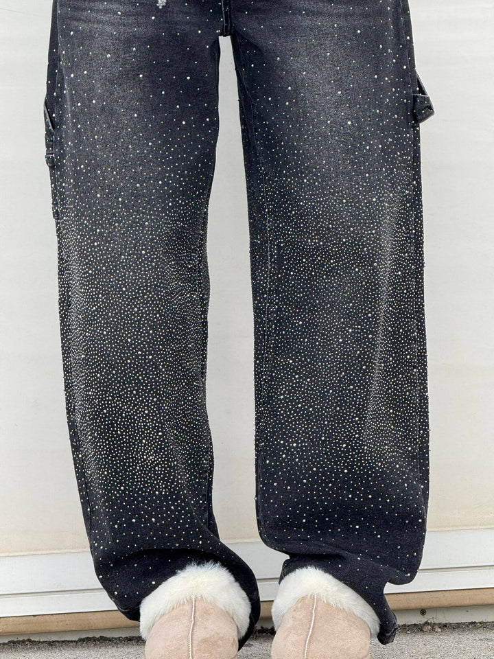 Violette™ High-Waisted Wide-Leg Pants with Buttoned Pockets