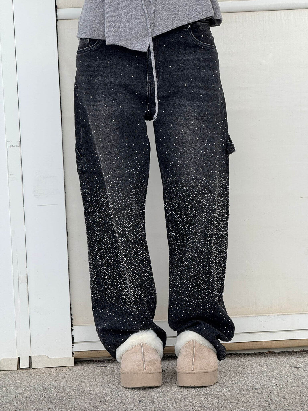 Violette™ High-Waisted Wide-Leg Pants with Buttoned Pockets
