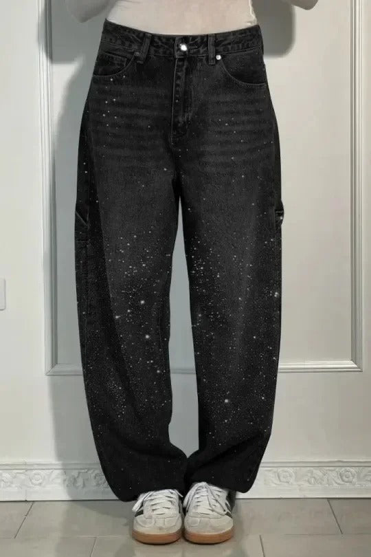 Violette™ High-Waisted Wide-Leg Pants with Buttoned Pockets