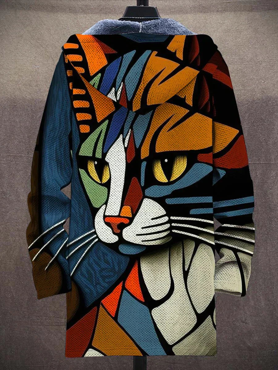 ARIANE - JACKET WITH ARTISTIC PRINT